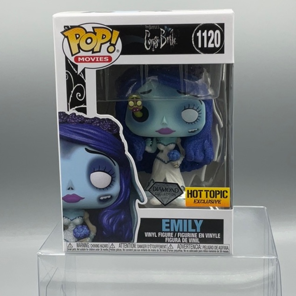1120 Movies Corps Bride Emily Diamond Collection Hot Topic Exclusive Funko Pop